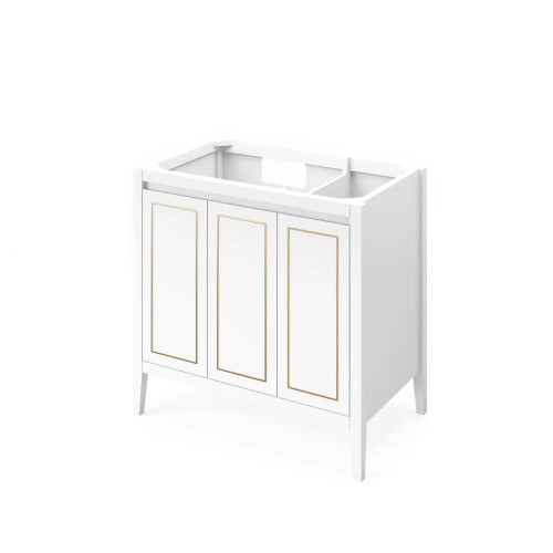 Jeffrey Alexander - Bath Vanity - White - VKITPER36WHBGR