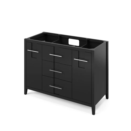 Jeffrey Alexander - Bath Vanity - Black - VKITKAT48BKWQR
