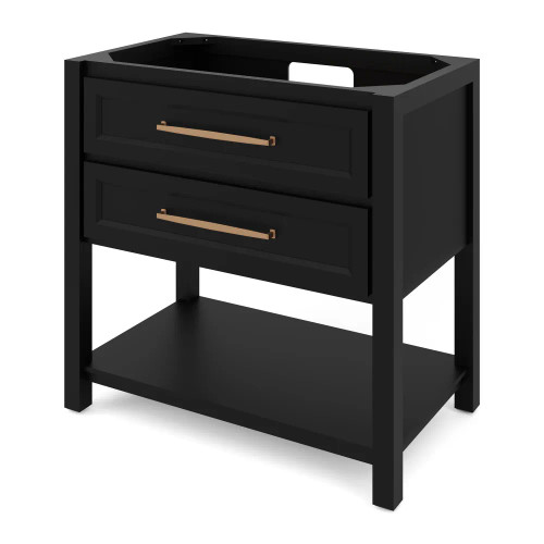 Jeffrey Alexander - Bath Vanity - Black - VKITKIP36BKWCR