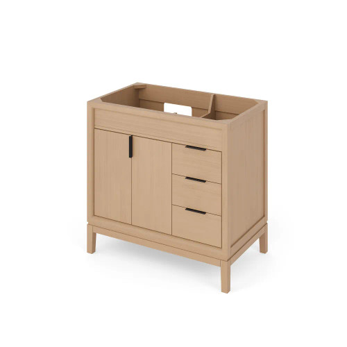 Jeffrey Alexander - Bath Vanity - Natural Oak - VKITTHE36NOGQR