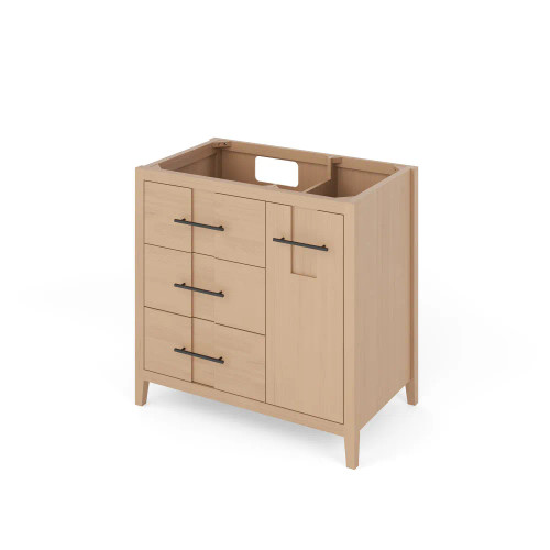Jeffrey Alexander - Bath Vanity - Natural Oak - VKITKAT36NOLSR
