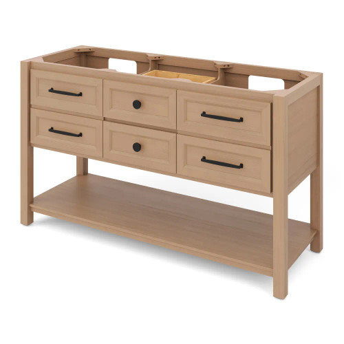 Jeffrey Alexander - Bath Vanity - Natural Oak - VKITKIP60NOWCR
