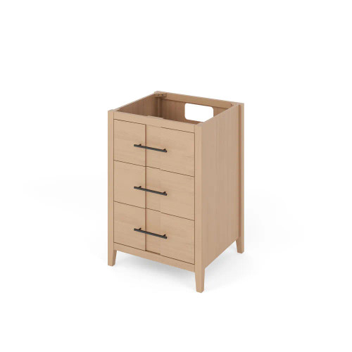 Jeffrey Alexander - Bath Vanity - Natural Oak - VKITKAT24NOWQR1