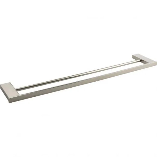 Atlas Homewares - PADTB600-PN Parker Double 23 1/2" Wall Mounted Towel Bar Polished Nickel