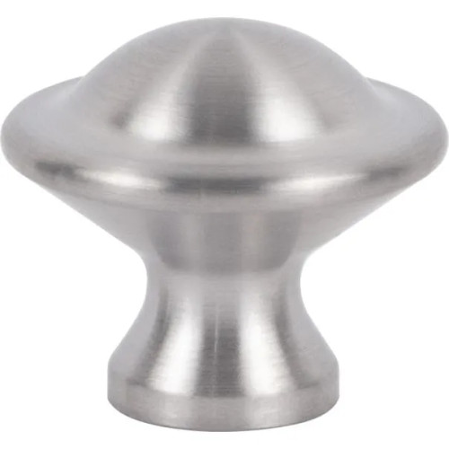 Atlas Homewares - A979-SS Torrance 1 1/8" Length Round Knob Brushed Stainless Steel