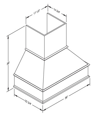 Cab-Tec Shaker Moss Kitchen Cabinet - SM-NRH36