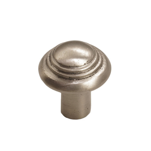 Hardware International - Brass Button Round Knob - 1-1/2" - 08-603-PN-BRASS