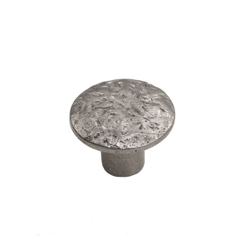 Hardware International - Brass Textured Round Knob  - 1-1/2" - 13-603-PN-BRASS
