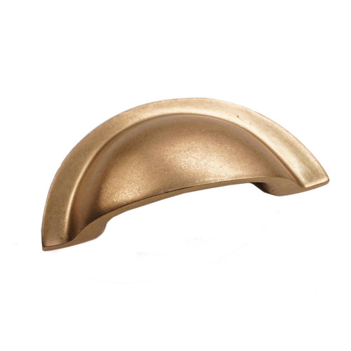 Hardware International - Brass Circular Bin Pull - 3-1/2" - 16-501-SB-BRASS