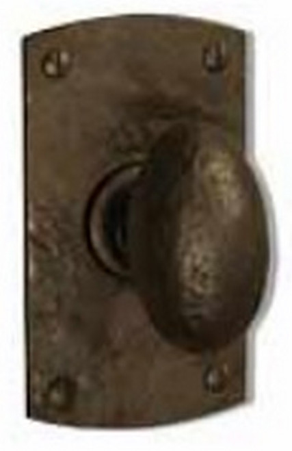 Coastal Bronze - Platinum Finish - Arch Plate 5" Passage Lever Knob - 200-00-PAS-P