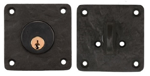 Coastal Bronze - Platinum Finish - Deadbolt Single Cylinder Large Square - 30-290-P
