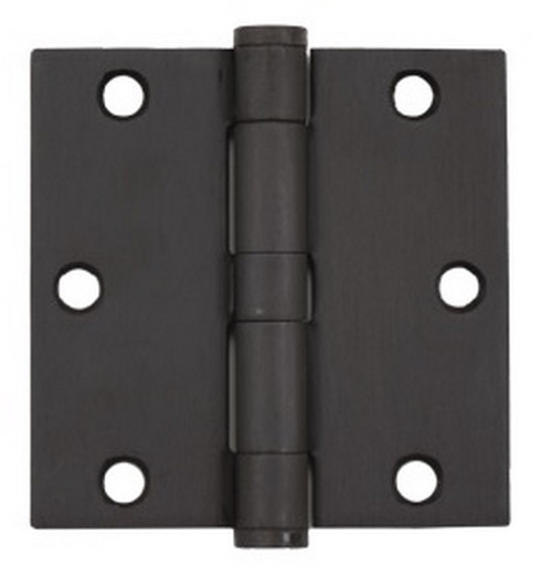 Coastal Bronze - Platinum Finish - Template Hinge - 3-1/2" x 3-1/2" / Button Tip - 30-409-P