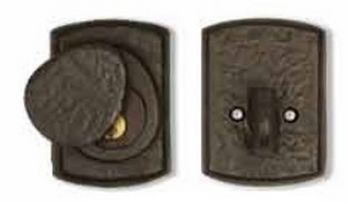 Coastal Bronze - Midnight Finish - Dead Bolt Arch - 2-1/2" x 3" - 30-110-M
