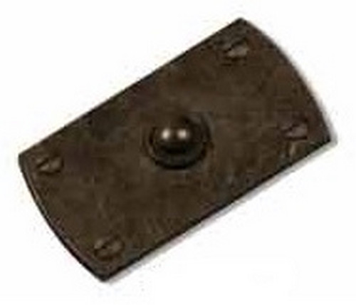 Coastal Bronze - Midnight Finish - Arch Door Bell Button - 500-65-M