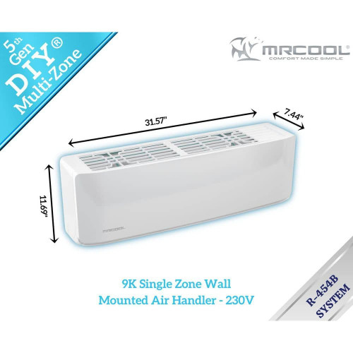 MRCOOL DIY 5thGen 48K BTU 4 Ton 4 Zone 21.8 SEER2 Ductless MiniSplit AC and Heat Pump with 9K,9K,9K,12K and 25,25,50,50ft Lines