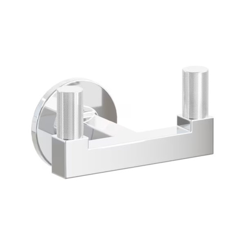 Emtek - Chamfered Square Rosette Collection - 2266.CQUS10B.SQUS10B.KNUS26