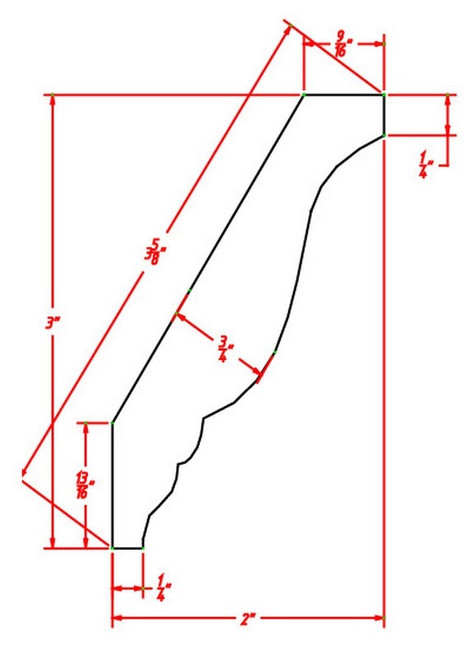 U.S. Cabinet Depot - Shaker Cinder - Crown Moulding - SC-DCM