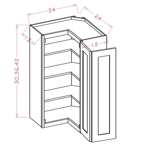 U.S. Cabinet Depot - Torrance White - Wall Easy Reach - TW-WER2436