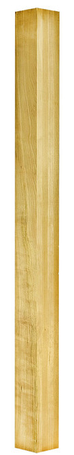 Ascension Stair Parts - Square Edge Newel Blank  3-1/2" X 56" S4S - Cherry - 35056