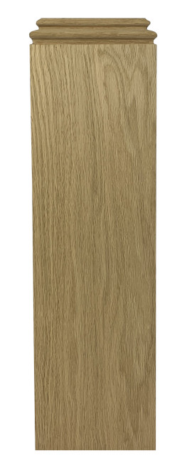 Ascension Stair Parts - Newel Pedestal Box  5-3/4"x21" (Fits 4-3/4" Sq) - Red Oak - 989