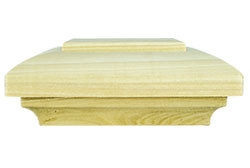 Ascension Stair Parts -  'D' Style Deco Cap For 4-3/4" - Cherry - D475
