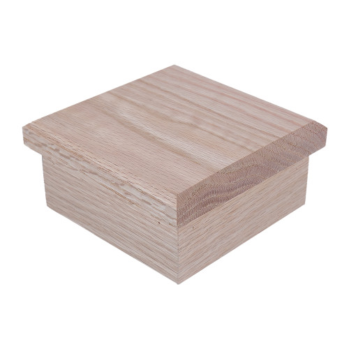 Ascension Stair Parts -  'E'  Style Modern Cap For 4-3/4" Square - Alder - E475
