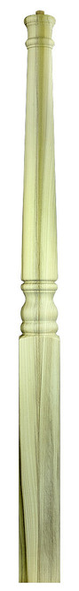Ascension Stair Parts - 3-1/2"x48" Pin Top Square Base Newel - Maple - 4020PT48