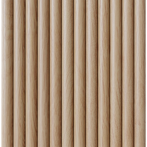 1" Bead Flexible Tambour (.5" Thick), 12" Wide x 48" Long - Red Oak