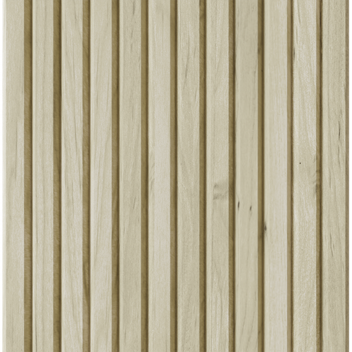 1" Bevel Flexible Tambour (.5" Thick), 12" Wide x 48" Long - Paint Grade
