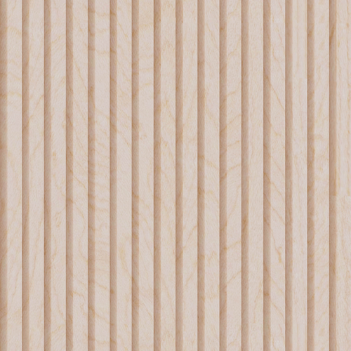 1/2" Square Flexible Tambour (.25" Thick), 12" Wide x 48" Long - Paint Grade (MDF+)