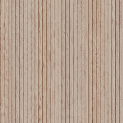 1/4" Cove-Cut Flexible Tambour (.25" Thick), 12" Wide x 48" Long - Red Oak