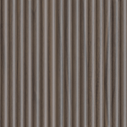 5/8" Cove-Cut Flexible Tambour (.25" Thick), 12" Wide x 48" Long - Walnut