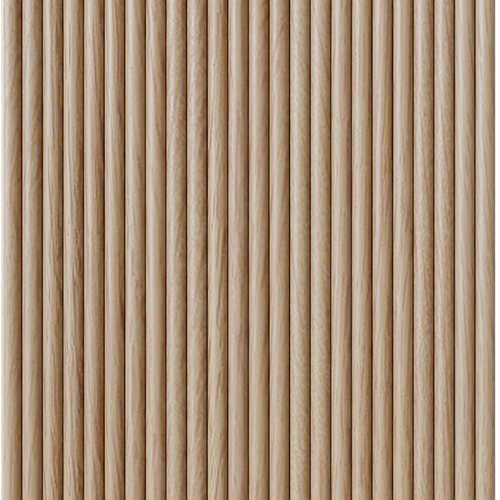 1/2" Bead Flexible Tambour (.375" Thick), 12" Wide x 96" Long - Red Oak