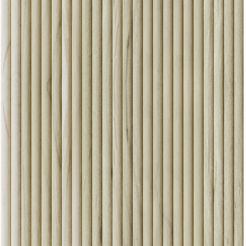 1/2" Bead Flexible Tambour (.375" Thick), 12" Wide x 96" Long - Paint Grade