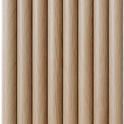 1.5" Bead Flexible Tambour (.75" Thick), 12" Wide x 96" Long - Red Oak