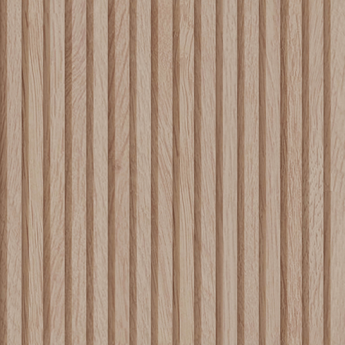 1/2" Square Flexible Tambour (.25" Thick), 24" Wide x 48" Long - Red Oak