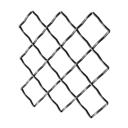 .75" Pressed Single Diamond Decorative Grille, 24" Wide x 72" Long Sheet - Antique Pewter