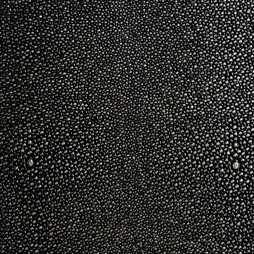 Pebbled Leather Veneer, 48" Wide x 48" Long - Flat Black