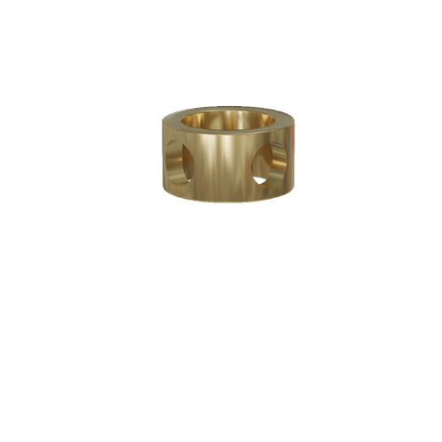 Contemporary Gallery Rail Corner Adapter, Single Rail - Polished Brass