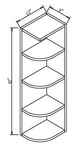 Pro Select Hamilton Walnut Kitchen Cabinet - WOES0942-HW