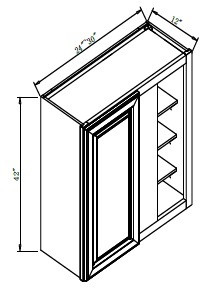 Pro Select Hudson Beige Kitchen Cabinet - WBC2742-HB