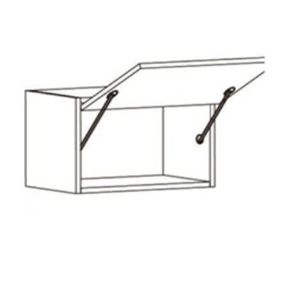 Eurocraft Cabinetry Trends Venice Textured Series Medium Oak Kitchen Cabinet - W3315FP-VTM