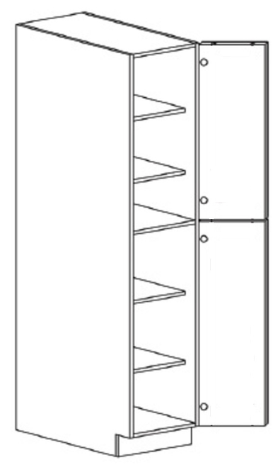 Eurocraft Cabinetry Trends Venice Textured Series Metallica Kitchen Cabinet - WP1884-VMA