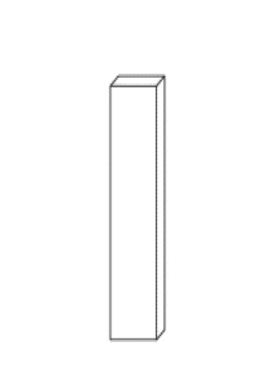 Eurocraft Cabinetry Trends Venice High Gloss Slab Series Gloss Gray Kitchen Cabinet - WF636-VGG