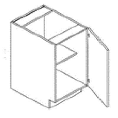 Eurocraft Cabinetry Trends ALVIC Zenit Super Matte Slab Series Antracita SM Bath Cabinet - VB15FD-ANM