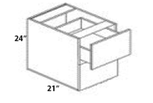 Eurocraft Cabinetry Trends ALVIC Zenit Super Matte Slab Series Blanco SM Bath Cabinet - VHDB12-BLM