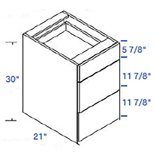 Eurocraft Cabinetry Signature Venice Super Matte Slab Series Matte Gray Bath Cabinet - V3D27-VMG