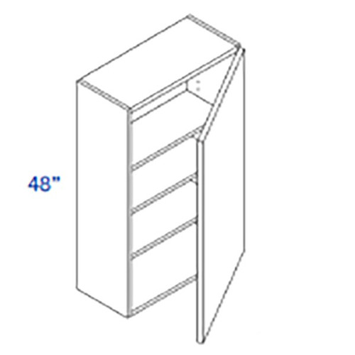 Eurocraft Cabinetry Signature 3DL Slim Shaker Series Mist Beige Kitchen Cabinet - W1848-SLM