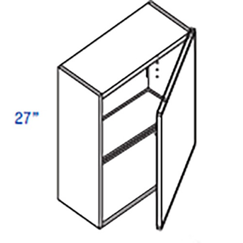 Eurocraft Cabinetry Signature 3DL Slim Shaker Series Mist Beige Kitchen Cabinet - W1527-SLM