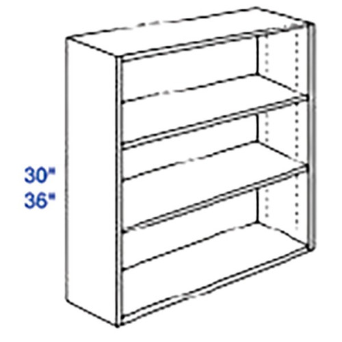 Eurocraft Cabinetry Signature Door Series Lexington Designer White Kitchen Cabinet - WS3330-LDW